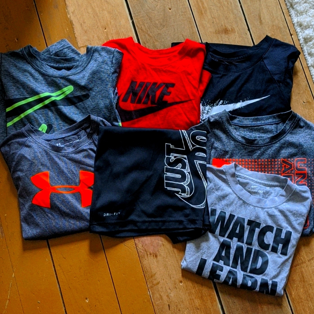 Boys size 6 sports short sleeves